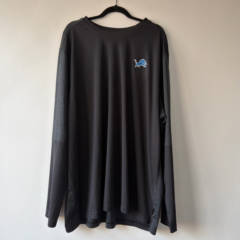 Detroit Lions Black Gray‎ Long Sleeve Nike Men's Shirt